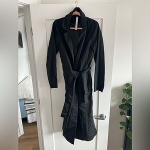 lululemon athletica Black Trench Rain Coat
